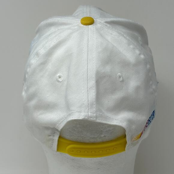 NASCAR Elliott Sadler Signed Kyle Busch Hat Cap M&Ms Auto Racing Snapback White - Picture 3 of 14